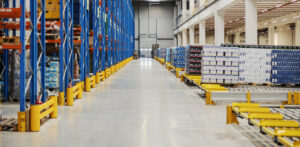 Big warehouse full of goods and boxes. Bevco Plywood Chair